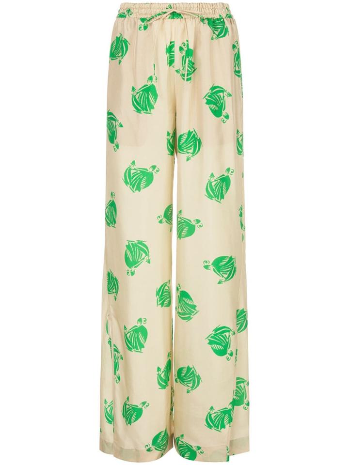 Lanvin Lanvin Rwtr505i4185h19 0240-ecru/green Natural (veg)->cotton -