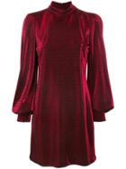 Plein Sud Metallic Fitted Dress - Red