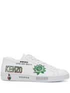 Kenzo Logo Patch Sneakers - White