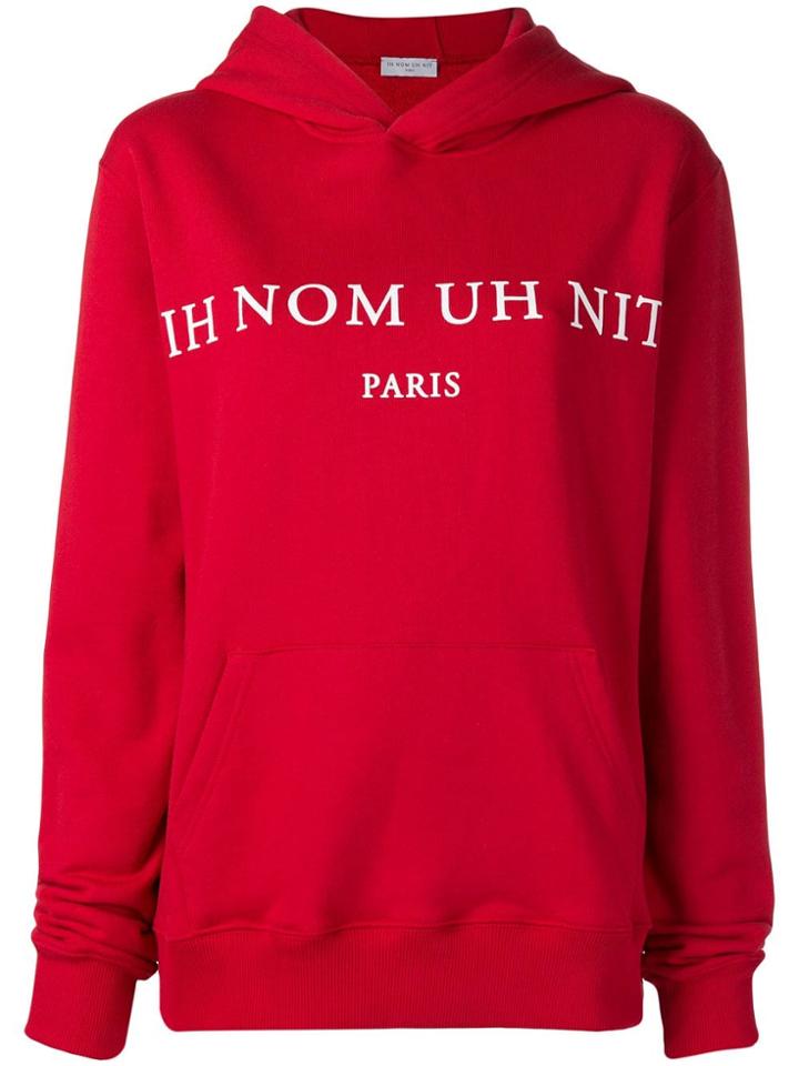 Ih Nom Uh Nit Logo Hoody - Red