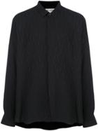 Saint Laurent Mini Stars Silk Shirt - Black