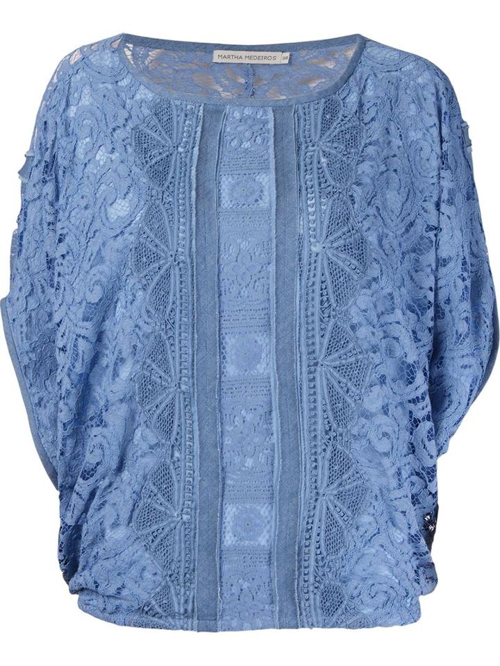 Martha Medeiros Lace Loose Blouse