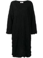 Plantation Crinkled-effect Dress - Black