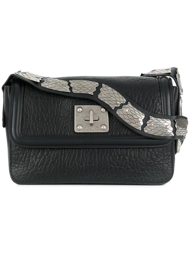 Red Valentino Sin Shoulder Bag - Black