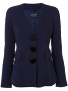 Emporio Armani Blazer With Large Buttons - Blue