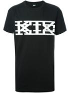 Ktz Logo Print T-shirt, Men's, Size: Small, Black, Cotton