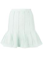 Alberta Ferretti Flared Short Skirt - Green