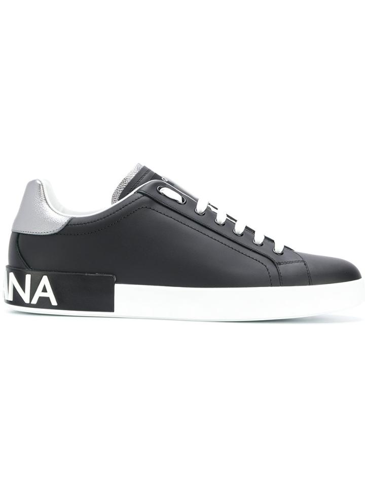 Dolce & Gabbana Portofino Sneakers - Black