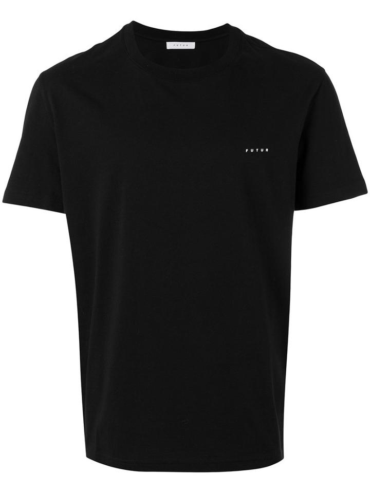 Futur - 'font' T-shirt - Men - Cotton - Xl, Black, Cotton