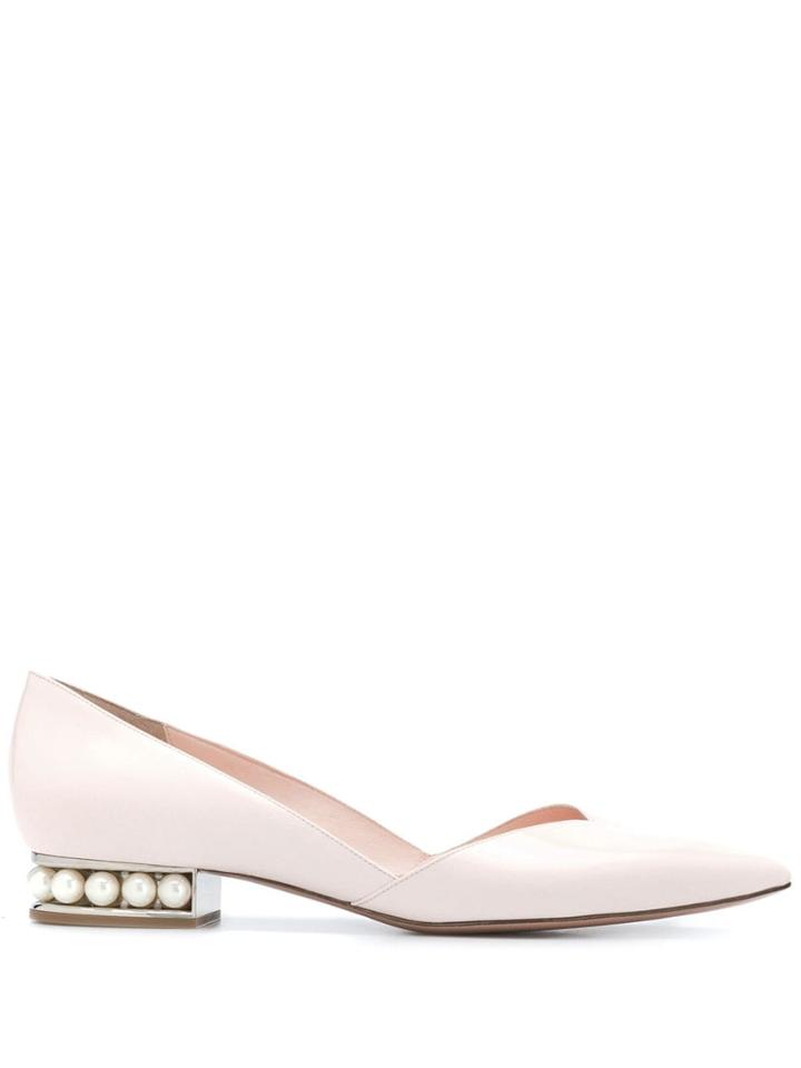 Nicholas Kirkwood Casati Embellished Heel Pumps - Neutrals