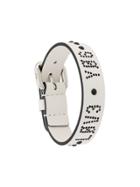 Red Valentino Red(v) Crystal Embellished Bracelet - White