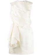 Nina Ricci Draped Mini Dress - White