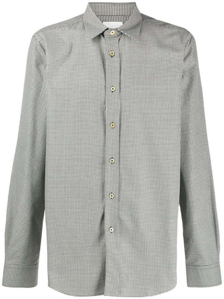Paul Smith Embroidered Long-sleeve Shirt - Neutrals