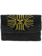 Sensi Studio Inti Toquilla Clutch - Black