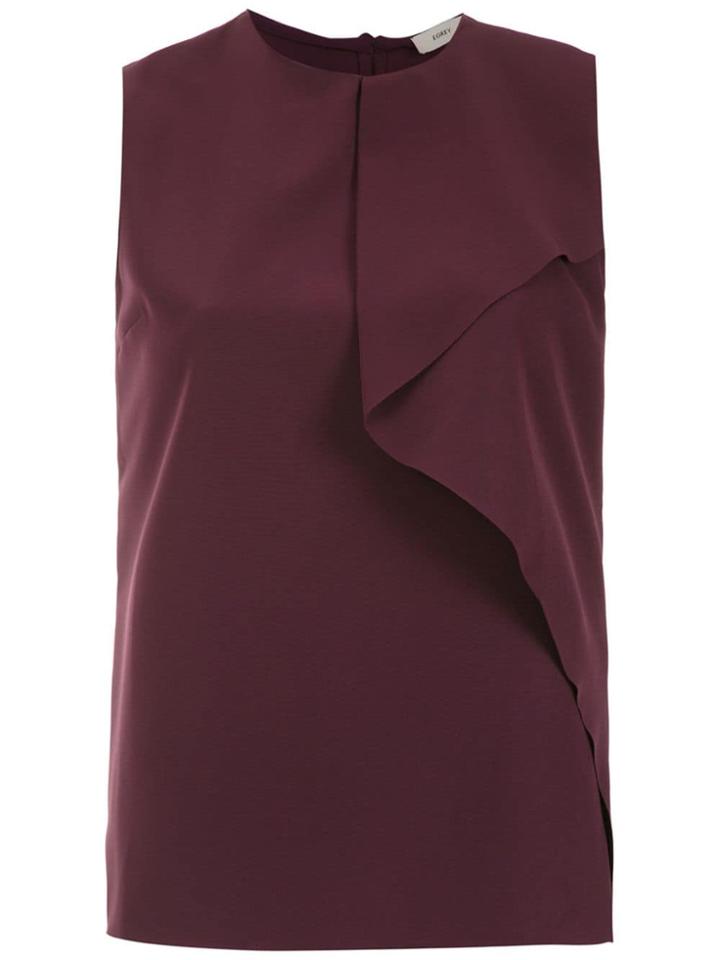 Egrey Ruffled Top - Purple