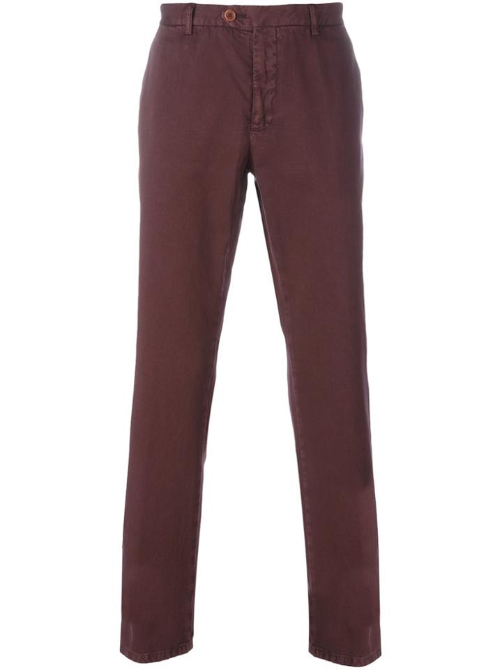 Etro Classic Chinos - Pink & Purple
