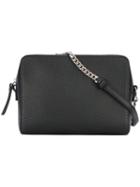 Maison Margiela Sequin Embellished Shoulder Bag, Adult Unisex, Black, Calf Leather/polyester/cotton/cotton