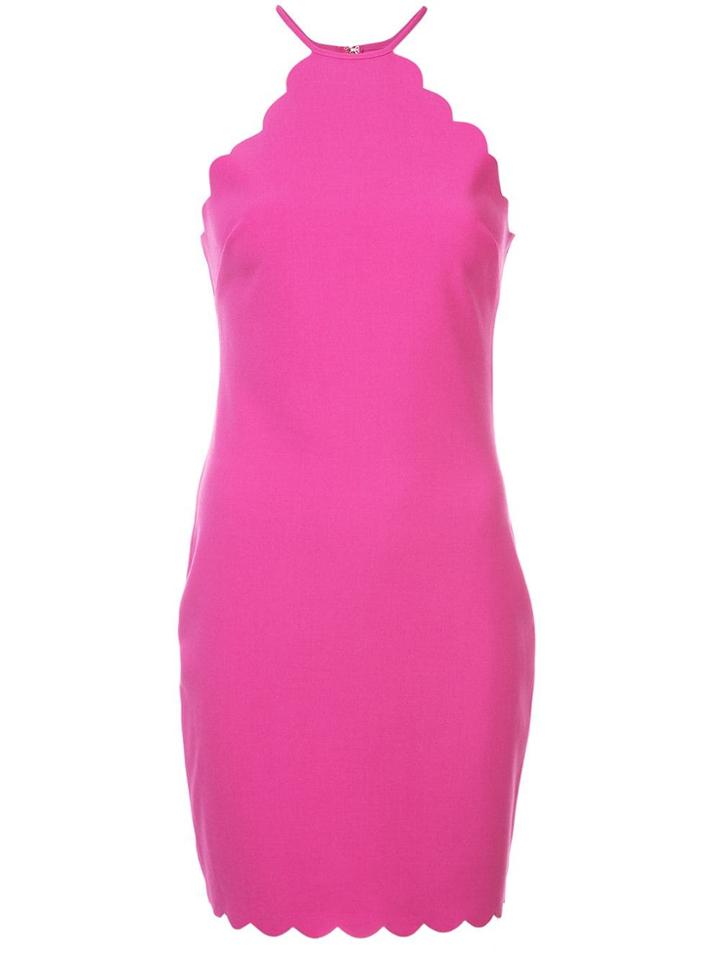 Likely Scallop Trim Dress - Pink & Purple