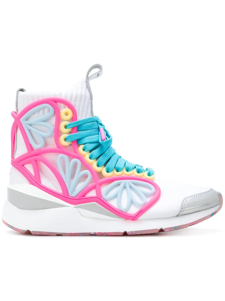 Puma X Sophia Webster Pearl Cage Hi-top Sneakers - White