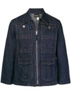 Jean Paul Gaultier Vintage Zipped Denim Jacket - Blue