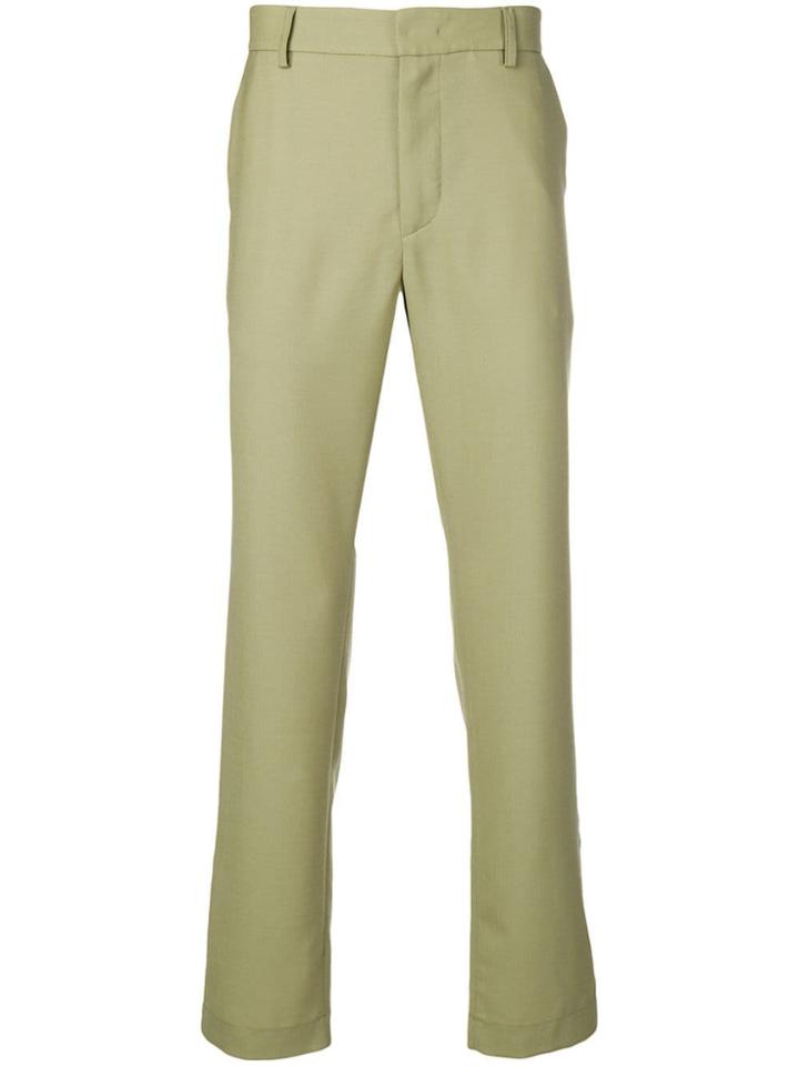 Maison Flaneur Straight-leg Trousers - Green