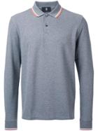 Kent & Curwen Striped Collar Polo Shirt - Grey