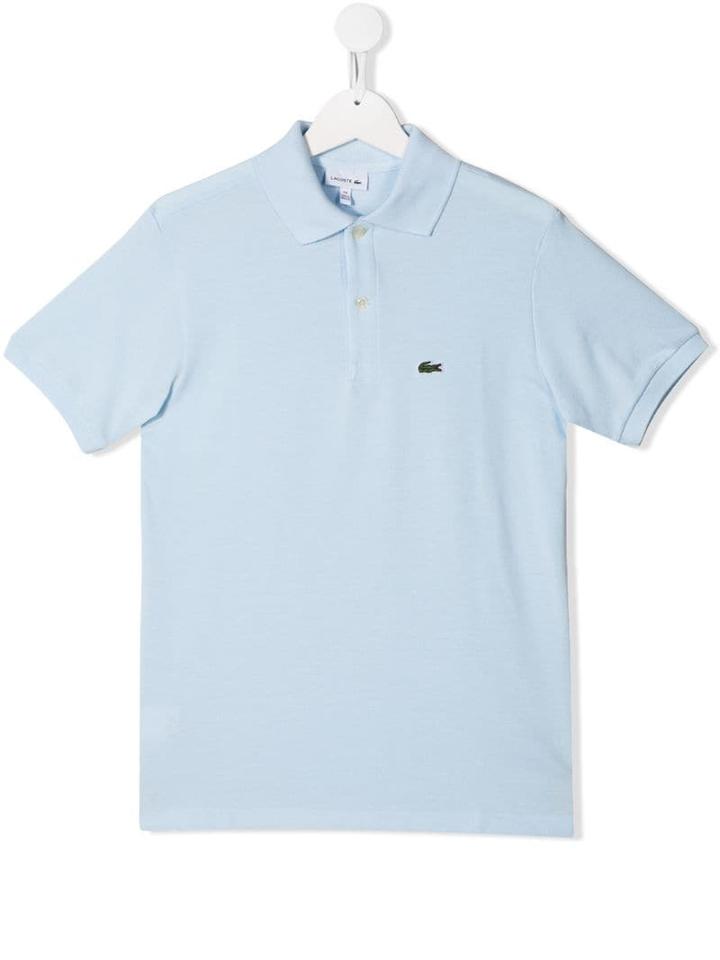Lacoste Kids Teen Embroidered Logo Polo Shirt - Blue