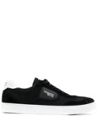 Trussardi Jeans Low Lace-up Sneakers - Black