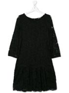 Monnalisa Jakioo Lace Dress - Black