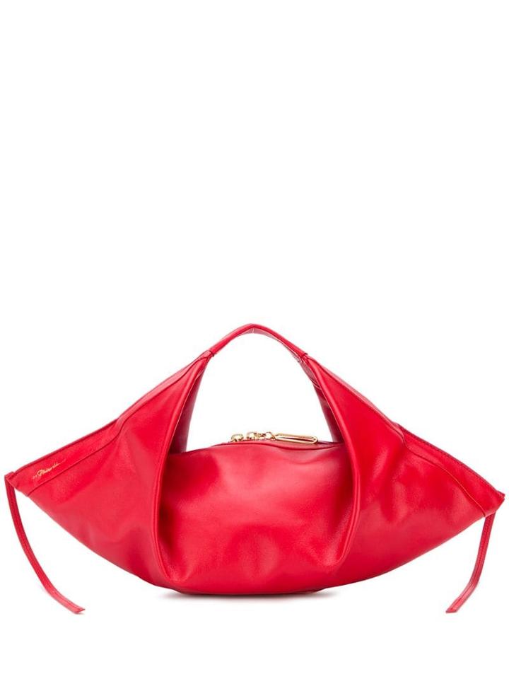 3.1 Phillip Lim Luna Mini Slouchy Hobo - Red