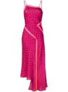 House Of Holland Polka-dot Asymmetric Dress - Pink