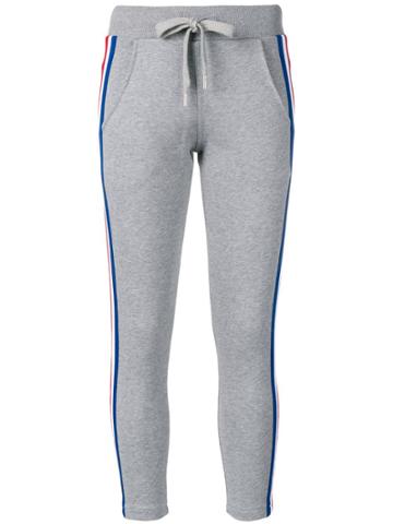 Roqa Striped Track Pants - Grey