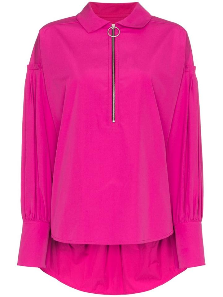 Marni Ring Pull Zipped Shirt - Pink & Purple