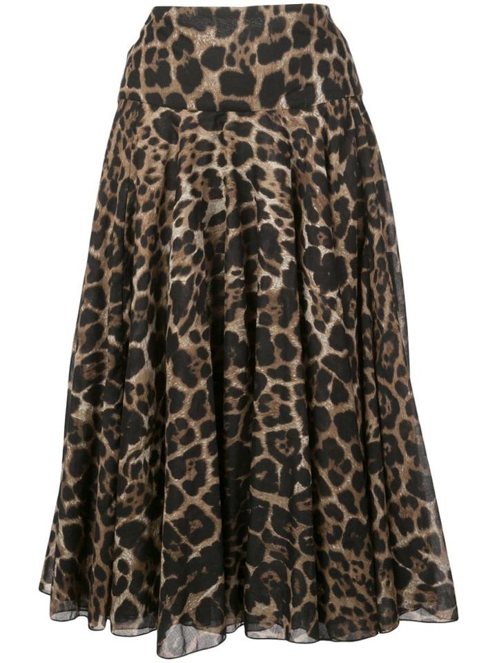 Samantha Sung Aster Skirt - Brown