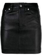 Iro Fitted Short Skirt - Black