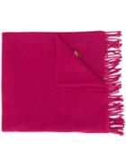 Dsquared2 Maple Leaf Patch Scarf - Pink