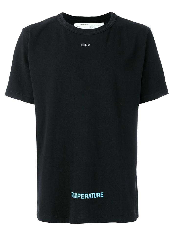 Off-white Diagonals Print T-shirt - Black