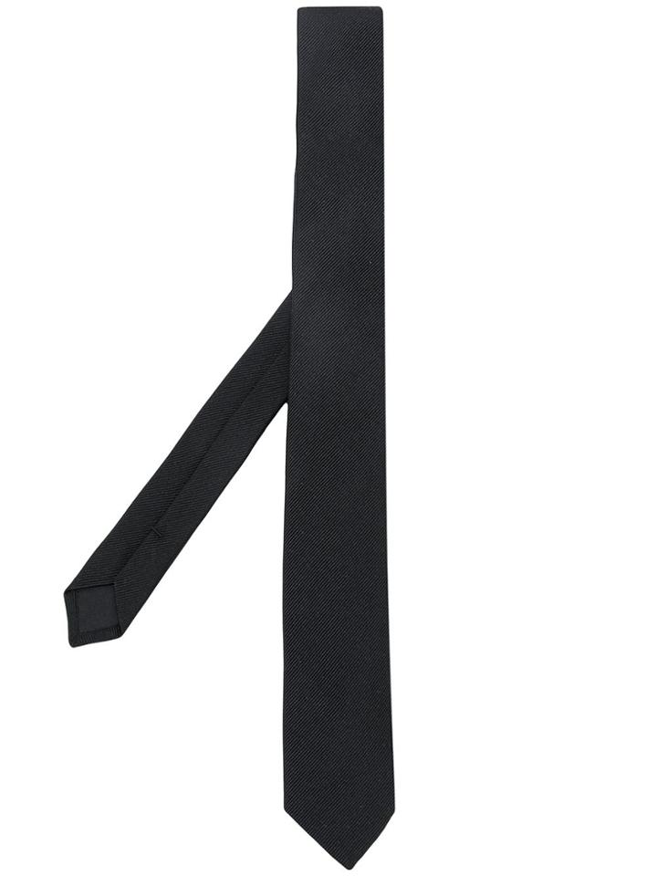 Saint Laurent Twill Tie - Black