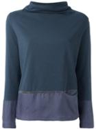 Fabiana Filippi Roll Neck Jumper, Women's, Size: 40, Blue, Cotton/spandex/elastane/silk/brass