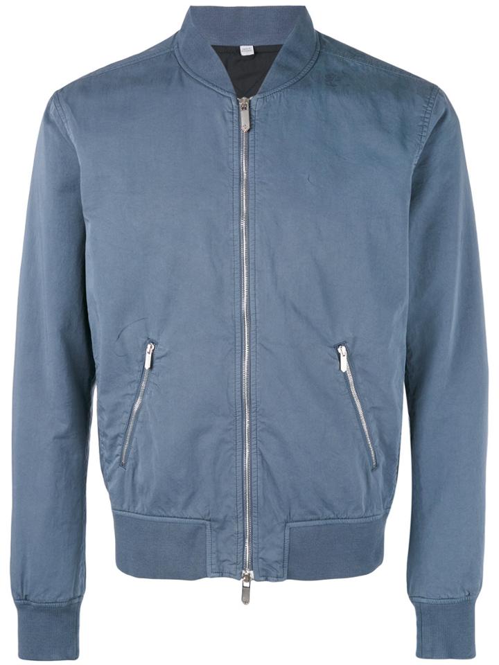 Hardy Amies Bomber Jacket - Blue