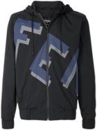 Fendi Logo Zipped Jacket - Black