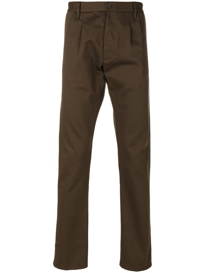 Fortela Straight-leg Trousers - Brown