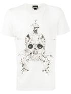 Just Cavalli Skull Print T-shirt - White
