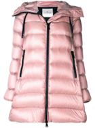 Moncler Suyen Padded Coat - Pink & Purple