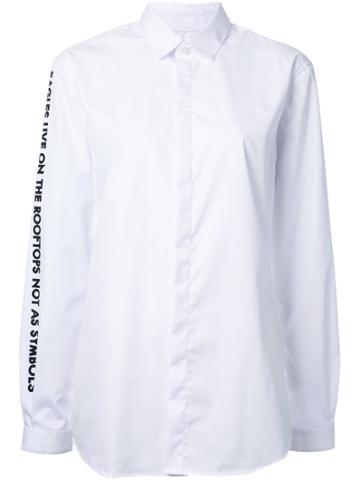 Marco De Vincenzo Pinstriped Shirt - White