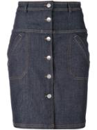Carven Denim Mini Skirt