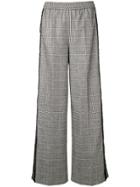 8pm Checked Sports Trousers - Grey