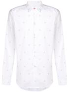 Ps By Paul Smith Slim-fit Sun Doodle Shirt - White