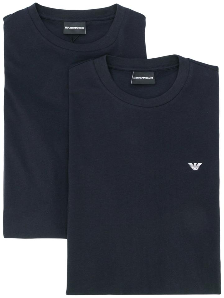 Emporio Armani Short Sleeve T-shirt - Blue
