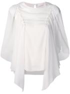 See By Chloé Embellished Draped Blouse - White